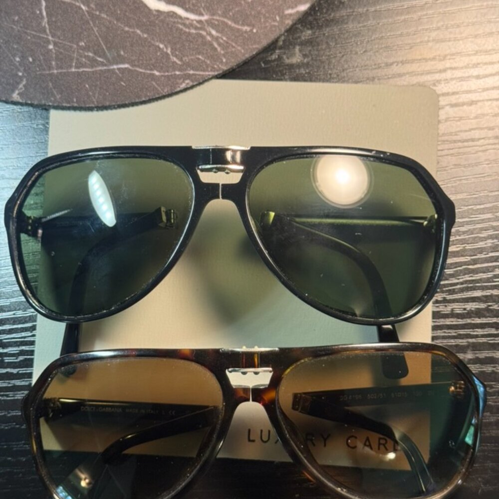 Dolce & Gabbana DG4196 Foldable Sunglasses | Havana & Black |